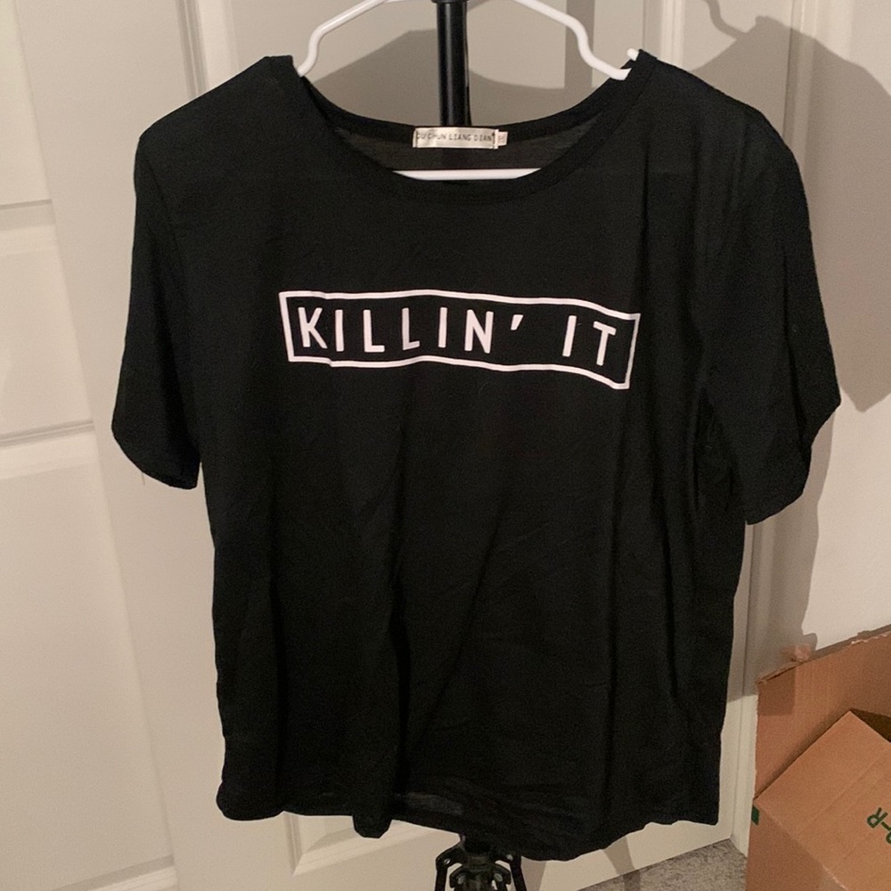 Black T-shirt "Killin' It"